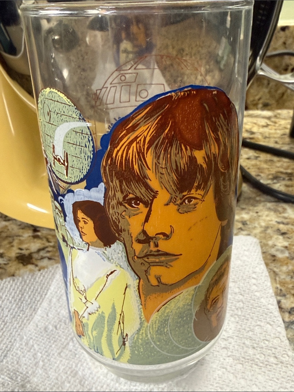 Star Wars 1977 Luke Skywalker limited edition Burger King 12 oz Glass